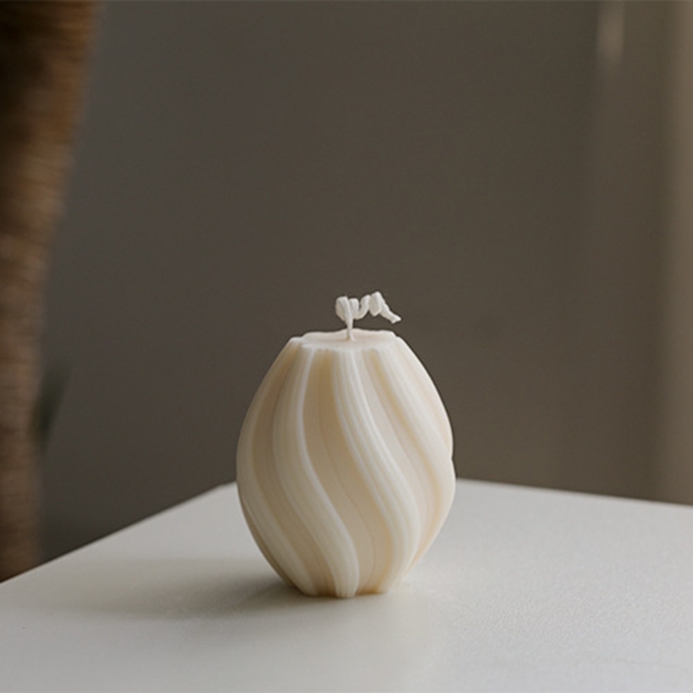 Khuôn Silicone Tạo Hình Làm Nến Thơm Hình Hành Tinh Xoắn Ốc 3D DIY