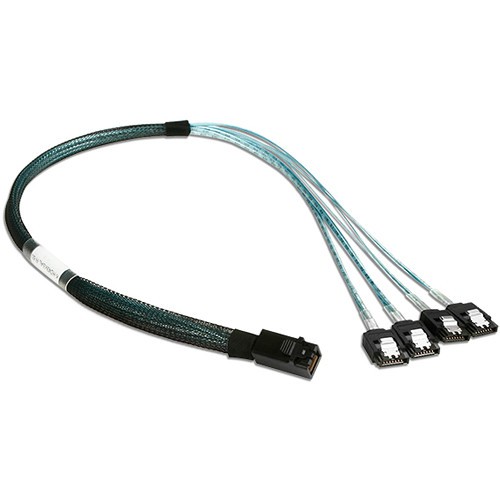 Cable MiniSAS HD-8643 12Gb to 4 sata 50cm