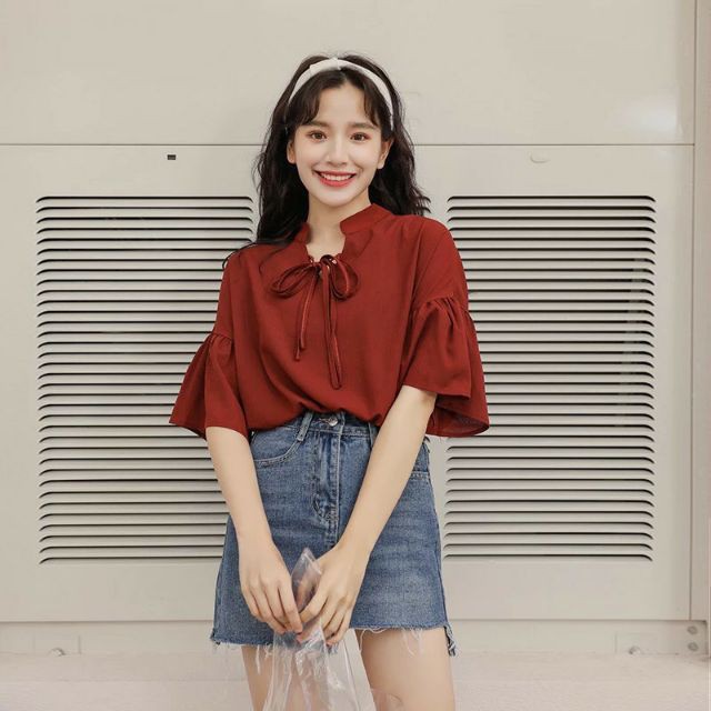 Áo babydoll ulzzang 