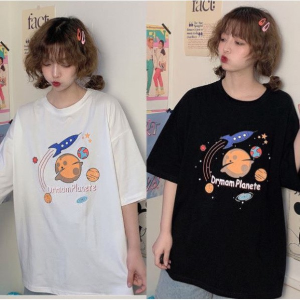 Áo thun tay lỡ Unisex Awesometee, áo phông form rộng ATL M165-90