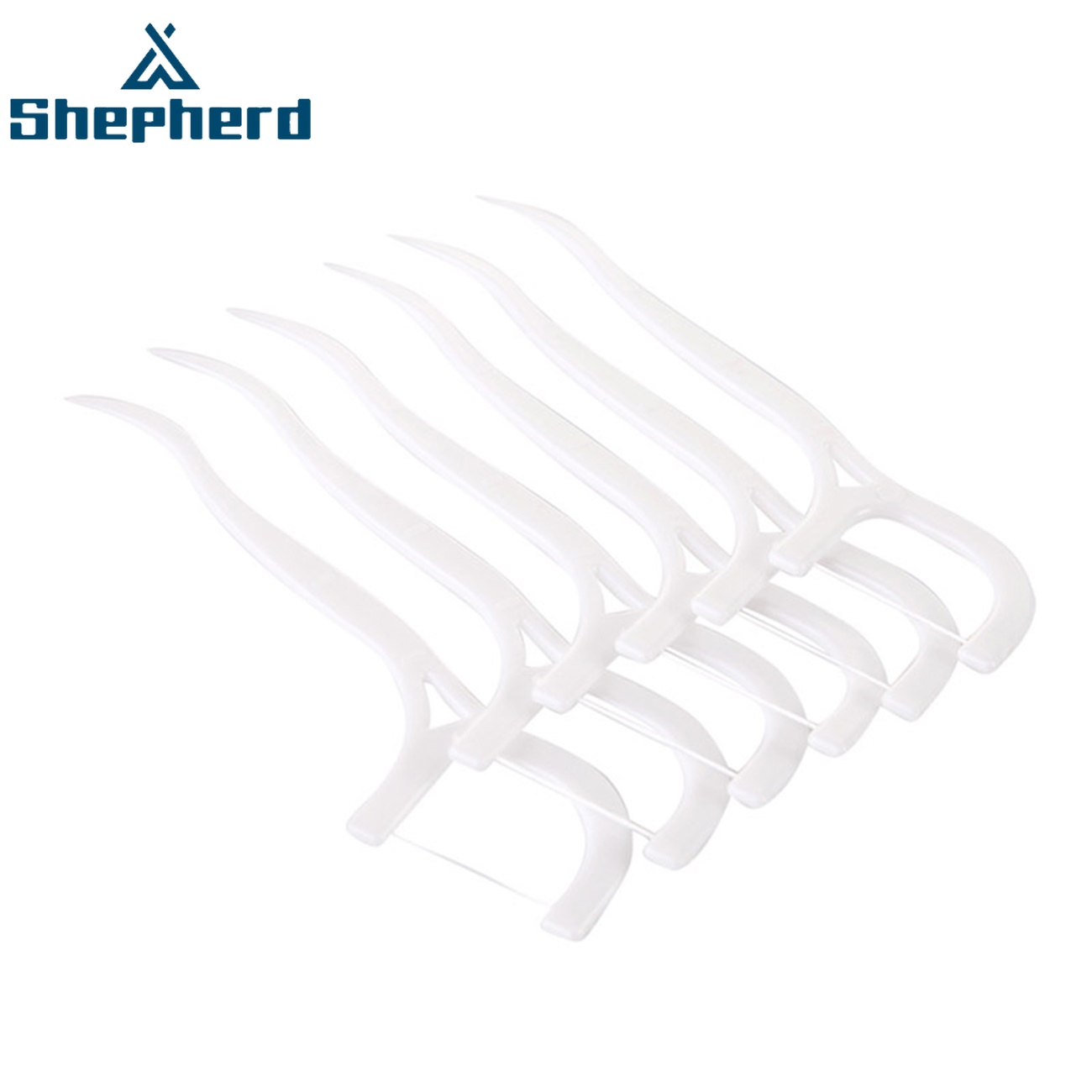 Hộp 30 tăm chỉ nha khoa Shepherd dùng xỉa răng tiện dụng an toàn