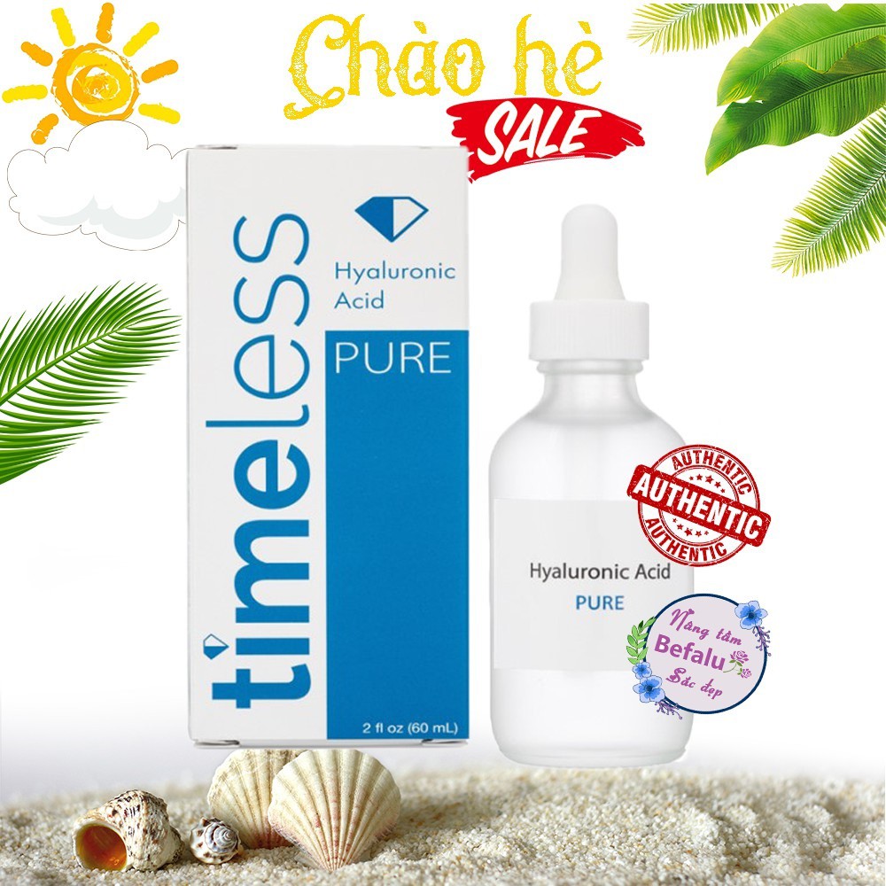 Timeless Pure Hyaluronic Acid Serum Cấp Nước Tạo Ẩm Cho Da 30-60ml | BigBuy360 - bigbuy360.vn