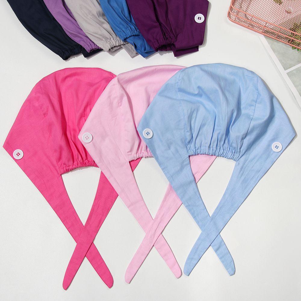 PEARLVN Mũ Phẫu Thuật Bằng Vải Cotton Co Giãn