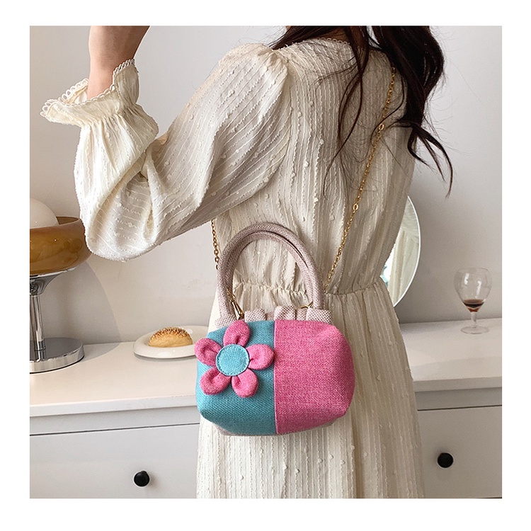 Túi tote JASMIN NOIR đan dệt họa tiết hoa cho nữ