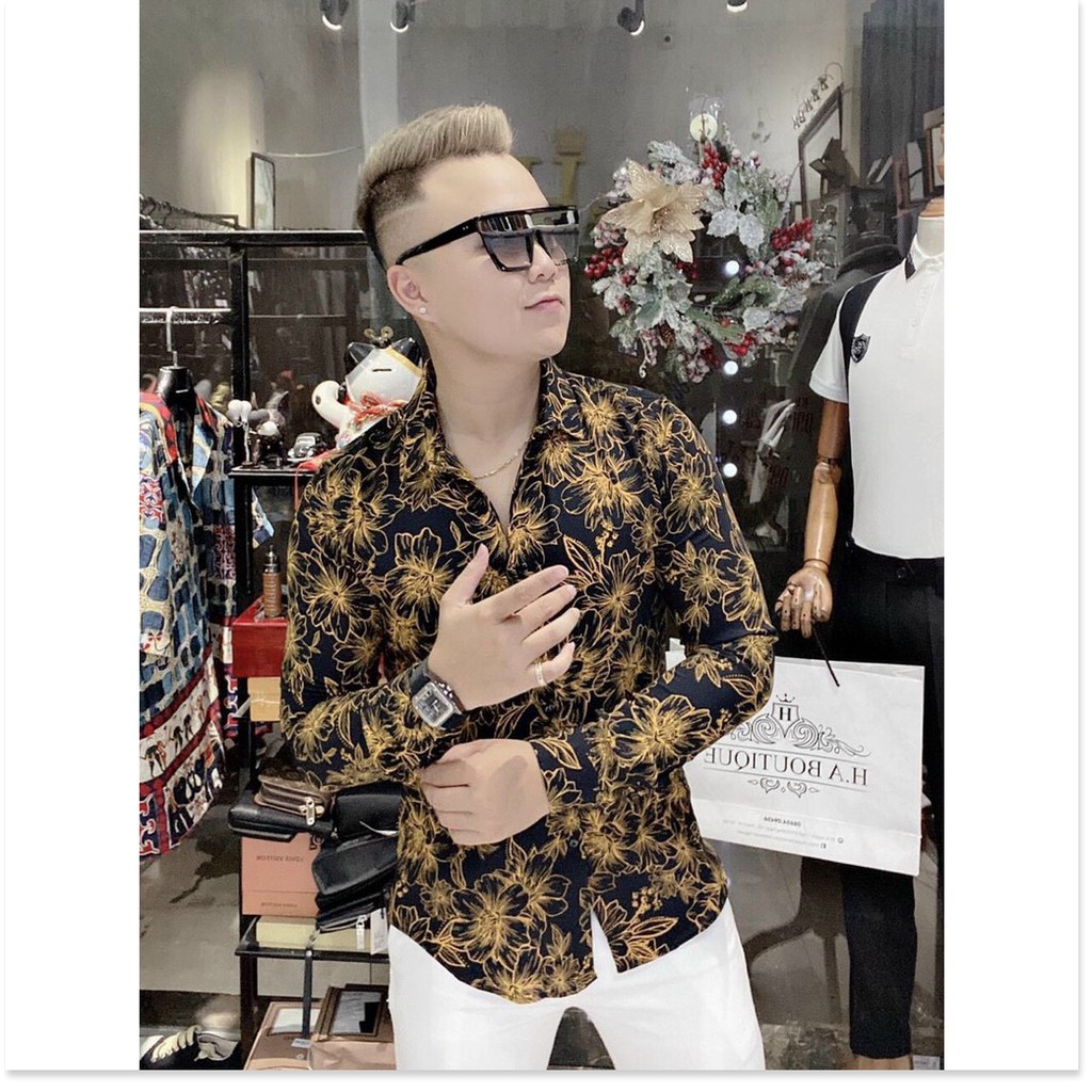 Áo sơ mi 3D DÀI TAY HOẠ TIẾT ĐẶC SẮC CỰC CHẤT CHO AE KME FASHION