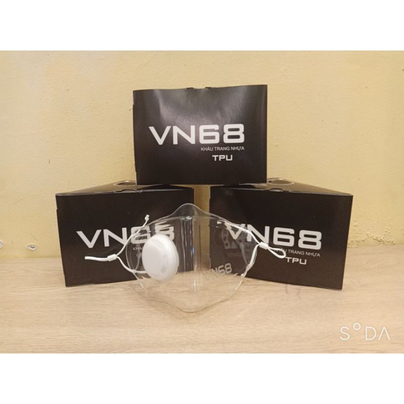 (HÀNG MỚI VỀ ) Khẩu Trang Trong Suốt VN68 Mở Khóa Face ID | BigBuy360 - bigbuy360.vn