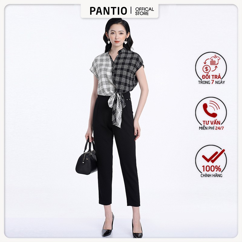 Quần dài nữ chất liệu Thô dáng ống boom FQD3763 - PANTIO
