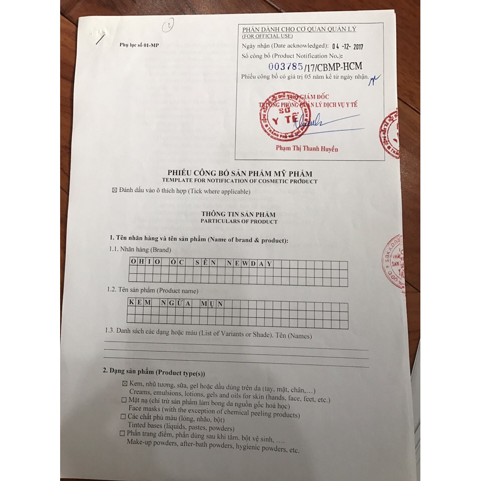 Kem Ngừa Mụn, Trắng da, Cân bằng độ ẩm OHIO Collegen - Đông Trùng Hạ Thảo (20g) | BigBuy360 - bigbuy360.vn