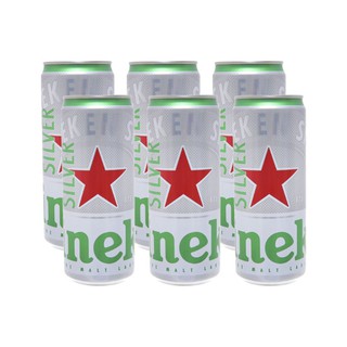 BÁN LẺ  _ COMBO 6 LON BIA HEINEKEN SILVER 330ml