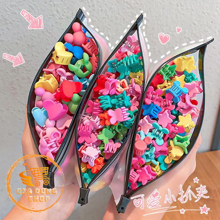 Set 50 Kẹp Tóc Càng Cua Dễ Thương Cho Bé Gái