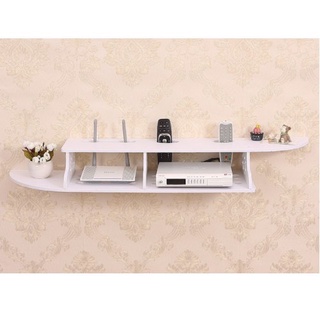 kệ gỗ treo tường góc cong (màu trắng) (đầy đủ phụ kiện lắp đặt)