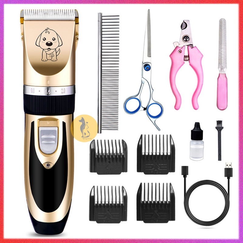 Bộ chăm sóc lông thú cưng - tông đơ, tăng đơ cắt tỉa lông chó mèo - Máy sấy kiêm lược chải lông