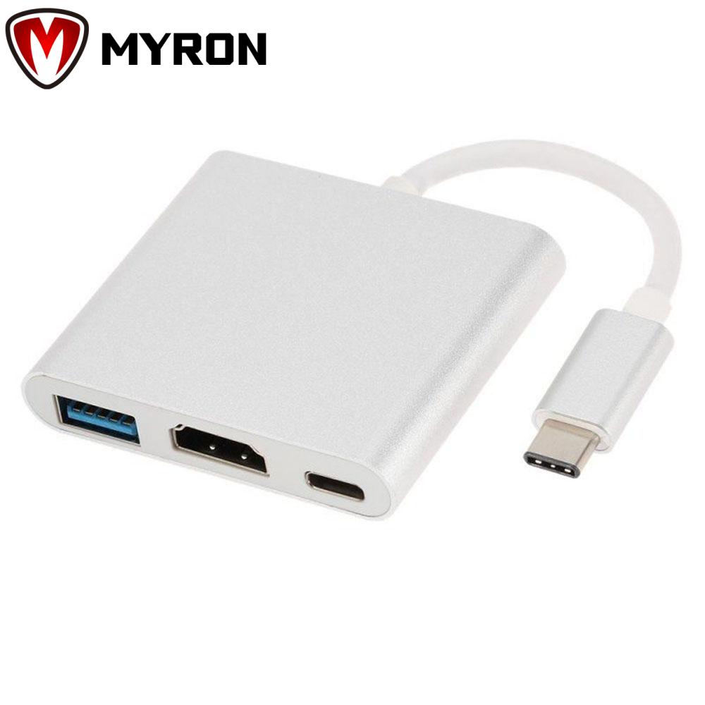 Bộ Chuyển Đổi Usb 3.1 4k Hdmi Usb 3.0 3 Trong 1 Chuyên Dụng