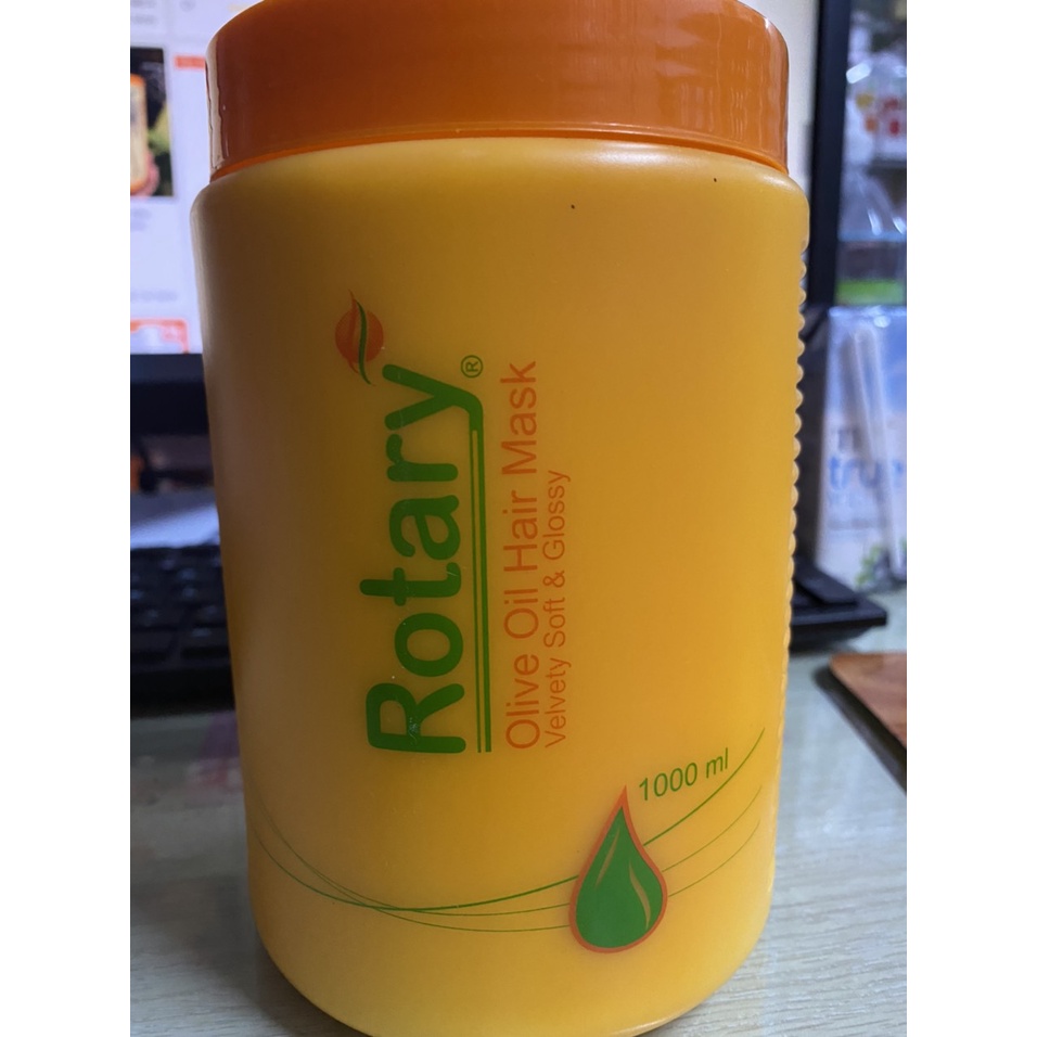 Dầu hấp ủ xả tóc Olive Rotary hủ vàng 1000ml