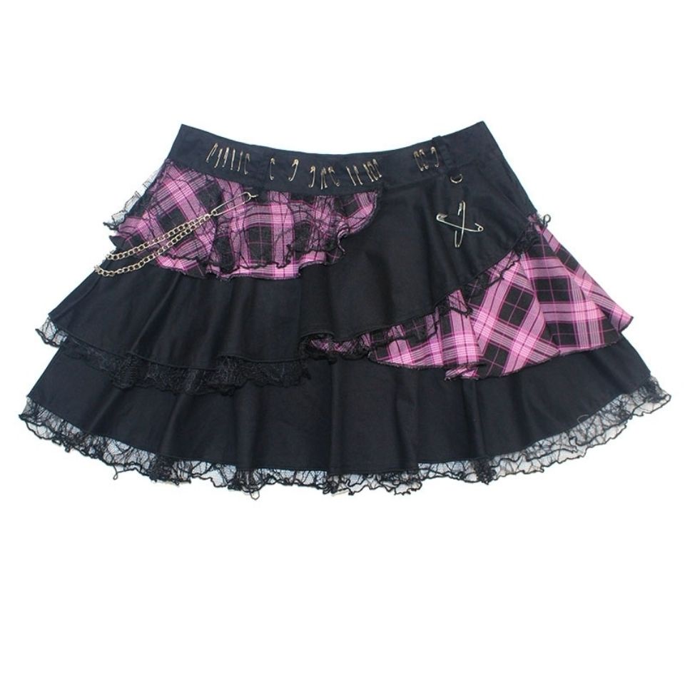 Chân Váy Y2K Y2K Y2K Phong Cách Punk Harajuku Punk Nhật Bản Sành Điệu Cho Nữ