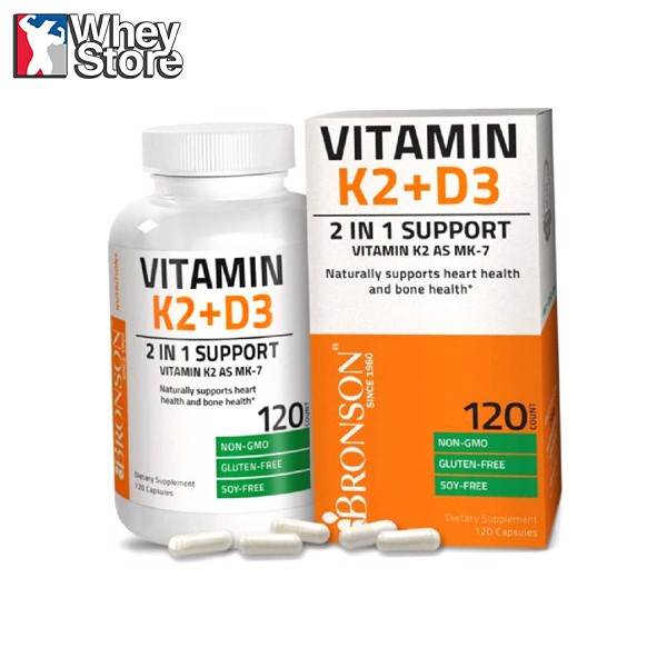 Bronson Vitamin K2 + D3 (120 viên)