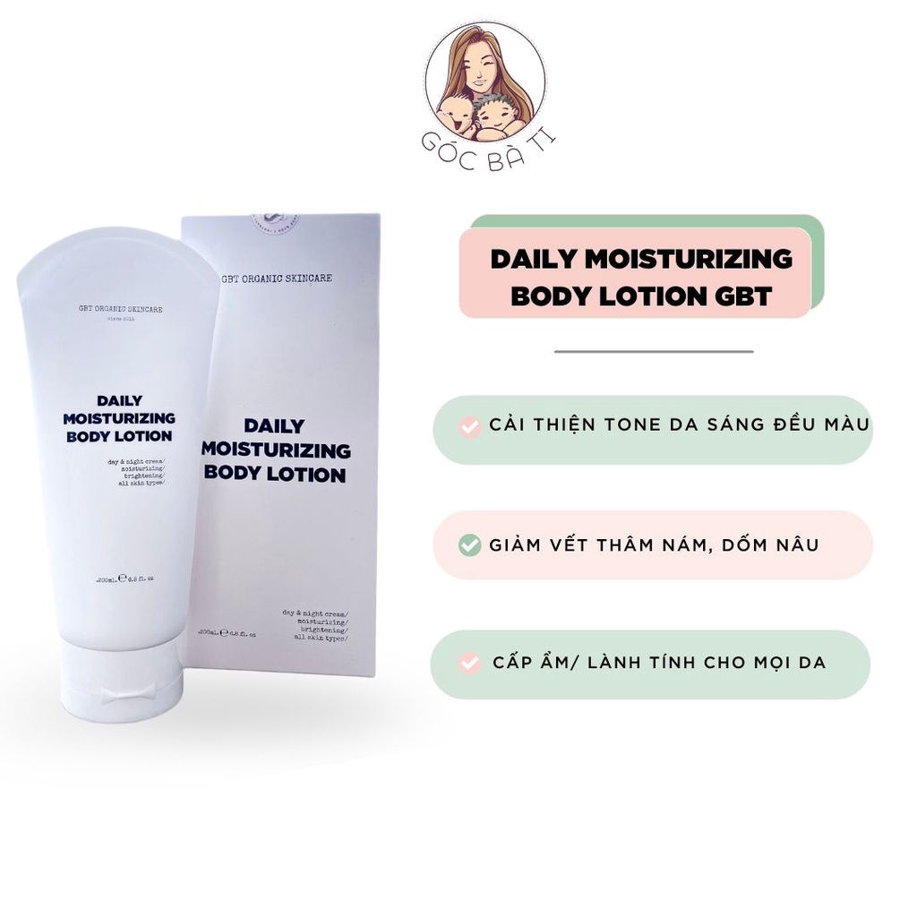 DAILY MOISTURIZING BODY LOTION GBT | BigBuy360 - bigbuy360.vn