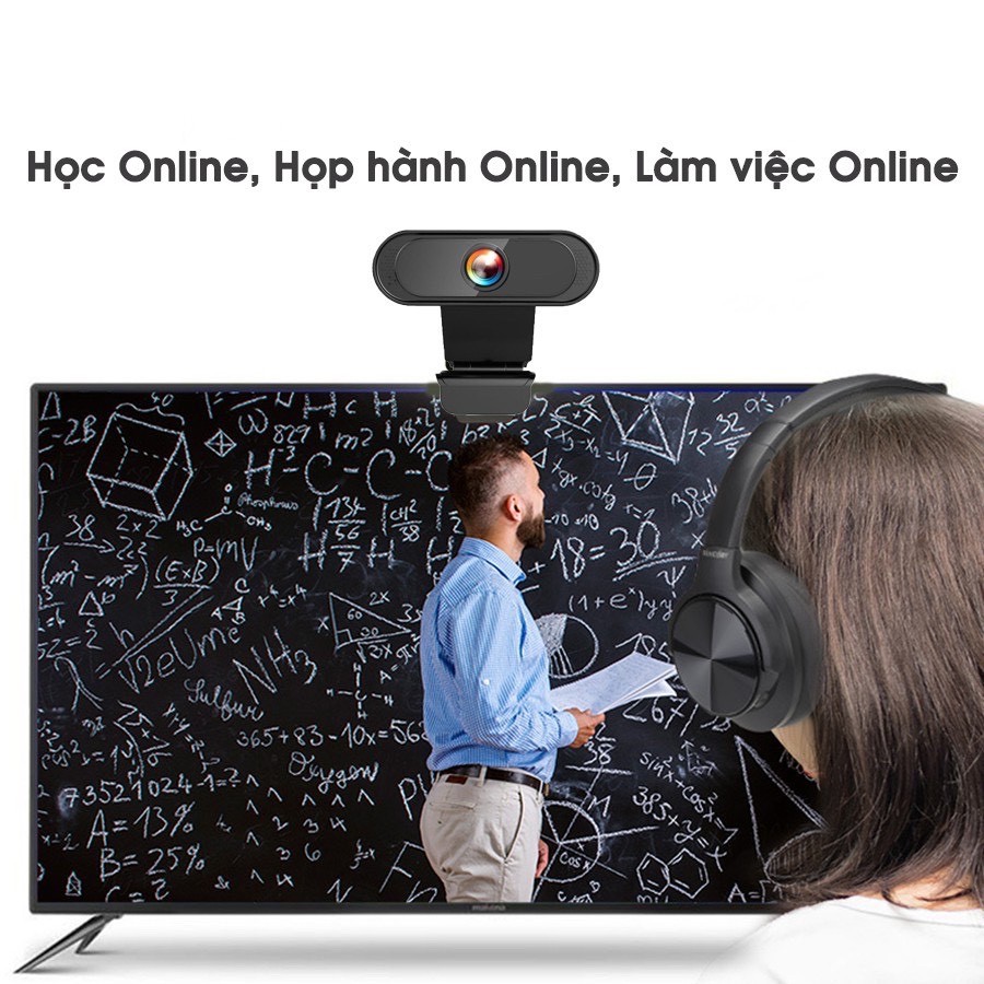 Webcam Máy Tính, Webcam Có Mic FullHD 1080p rõ nét - Thu Hình Cho Máy Tính, Laptop, PC, TV,  - Rõ nét - Chân thực | BigBuy360 - bigbuy360.vn