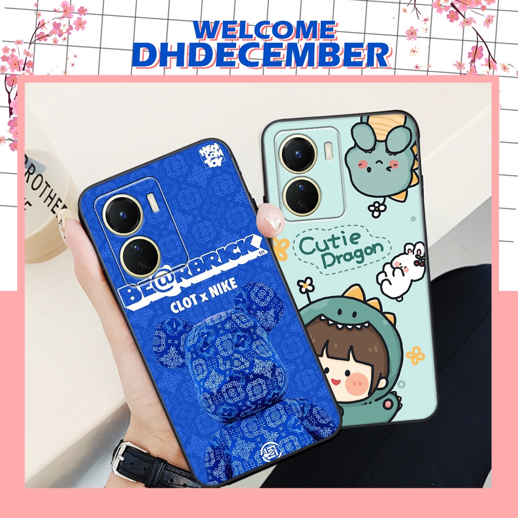 Ốp lưng Vivo Y16 2022 - BẢO VỆ CAMERA  in hình 3D lucky, gấu Beer xinh xắn - KHÔNG NÊN BỎ LỠ