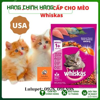 [HÀNG NHẬP KHẨU] Hạt Mèo WHISKAS Gói 400g