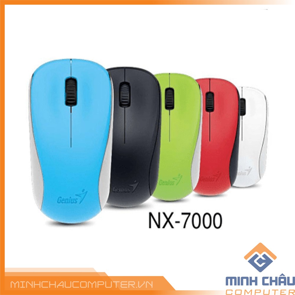 Chuột quang không dây NX-7000 Genius (Color) - Hàng chính hãng