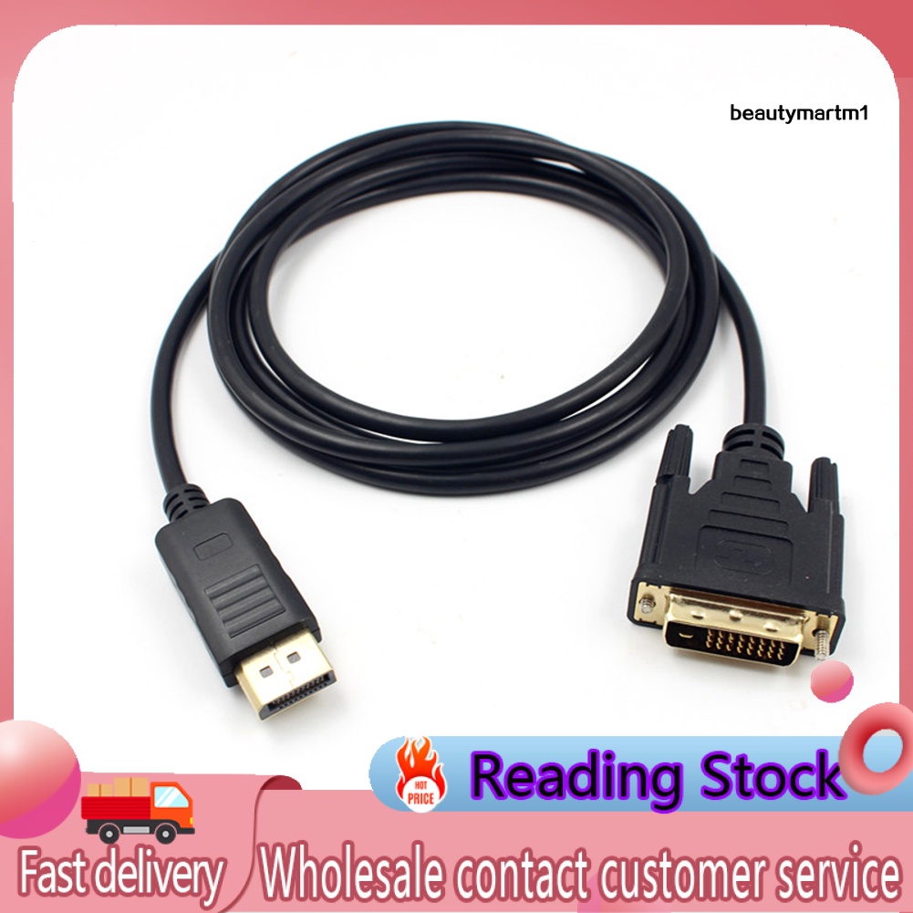 Dây Cáp Chuyển Đổi Cổng Dp Sang Dvi Dp Male 24 + 1 Pins Core Hd 1080p6ft 1.8m | BigBuy360 - bigbuy360.vn