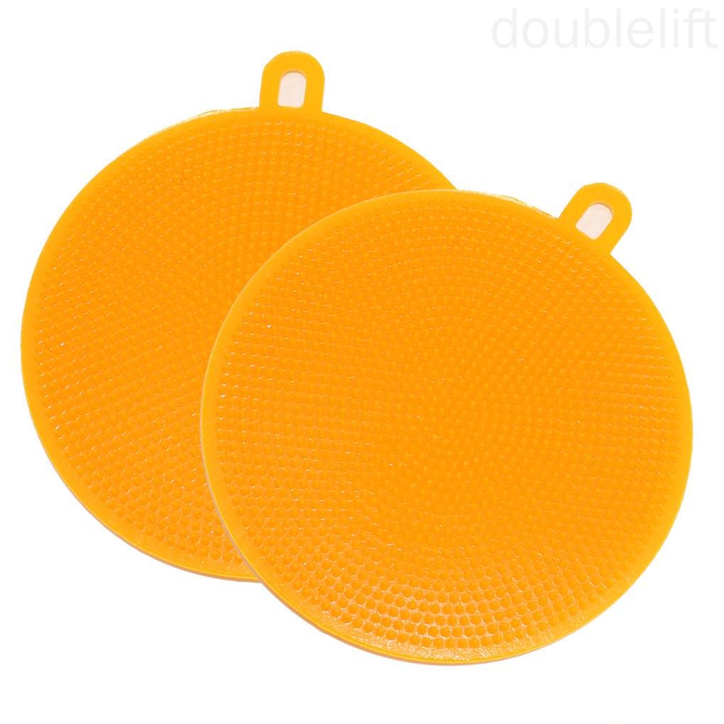 Miếng rửa chén bằng silicon kháng khuẩn tiện dụng cho nhà bếp