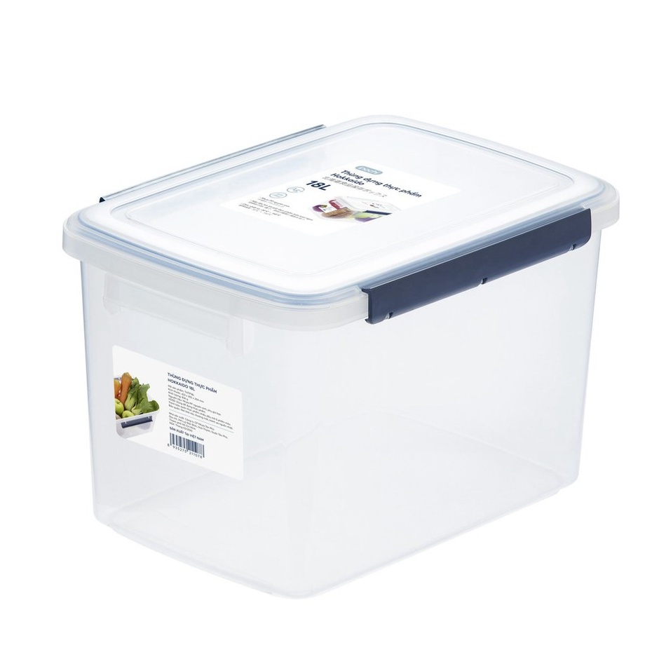 Bộ 2 Thùng nhựa thực phẩm Hokkaido Inochi 10L và 18L
