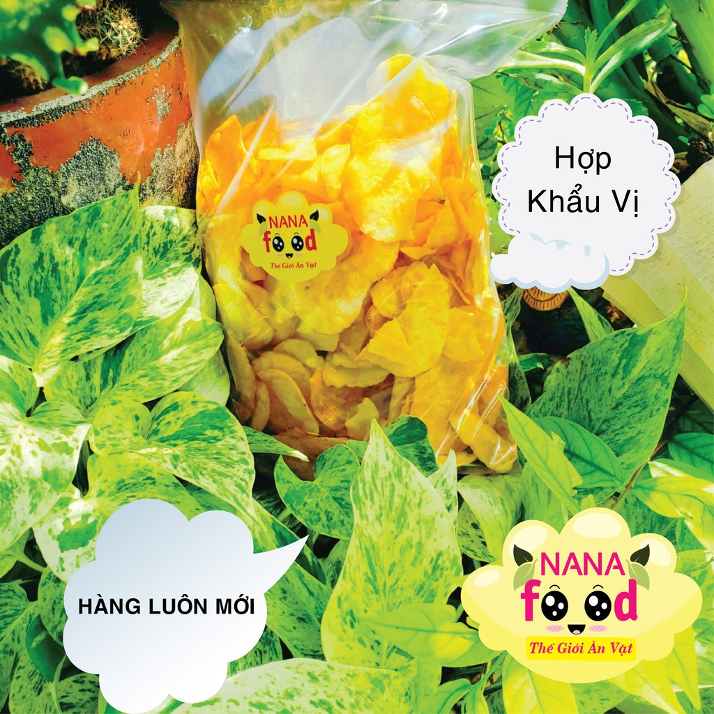 Khoai lang sấy mật ong, khoai lang sấy NaNaFood túi 500gr - thơm ngon ròn rụm - đặc sản Đà Lạt