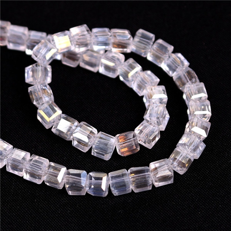 Set 100 Hạt Cườm Xỏ Lỗ 6mm Dùng Để Làm Đồ Trang Sức Thủ Công