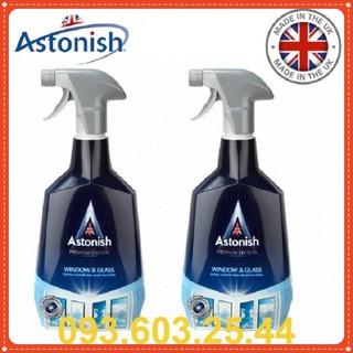 Nước lau kính - chai nước lau kính astonish siêu sạch 750ml c6950 - sản xuất anh quốc