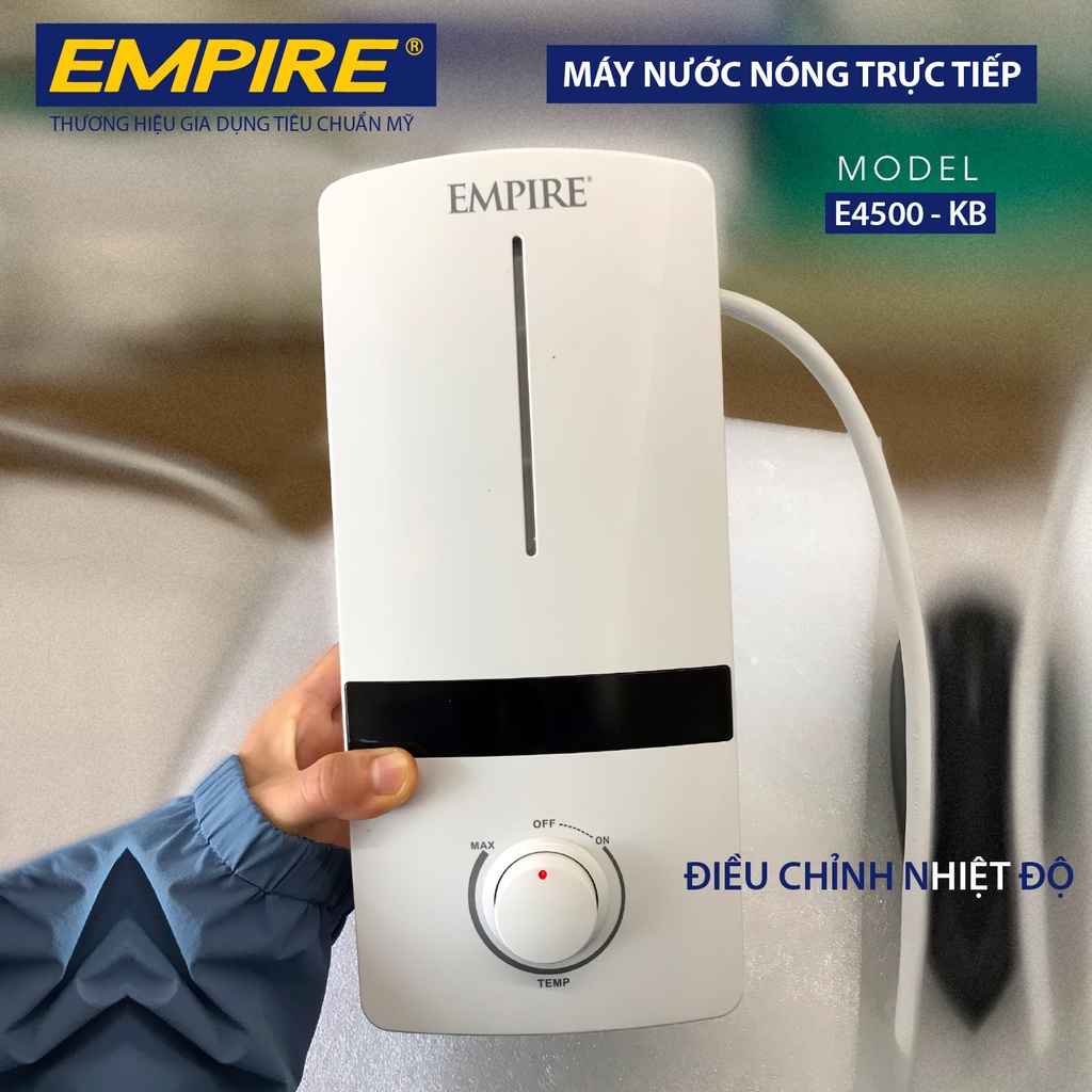 Máy nước nóng trực tiếp hiển thị nhiệt độ EMPIRE E4500-KB