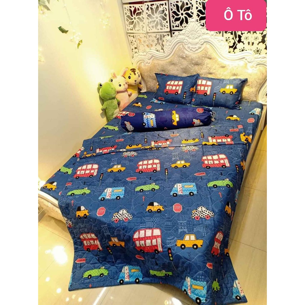 Bộ Ga Gối Cotton Poly 4 Món H&T Bedding, Miễn Phí May Ga Bo Chun, Bộ Ga Mới Hè 2022, Sét Chăn Ga 4 Món | BigBuy360 - bigbuy360.vn