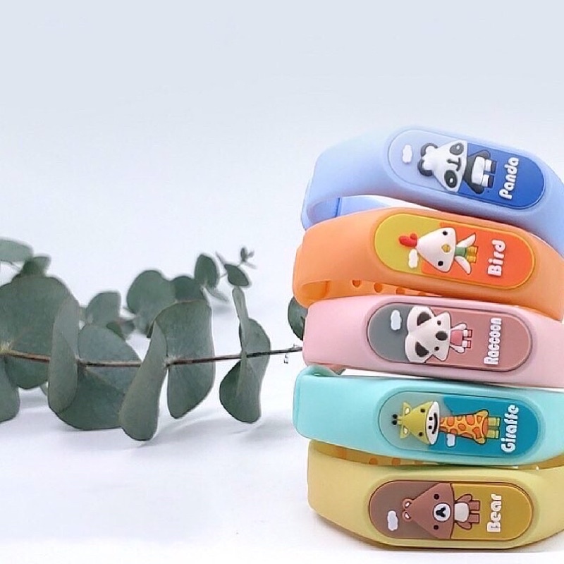 Vòng tay chống muỗi cho người lớn trẻ em hình thú dễ thương