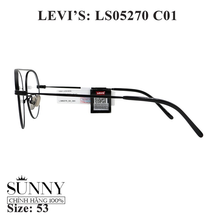 Gọng kính nam nữ Levi's LS05270 màu sắc thời trang màu sắc thời trang chính hãng, thiết kế dễ đeo b