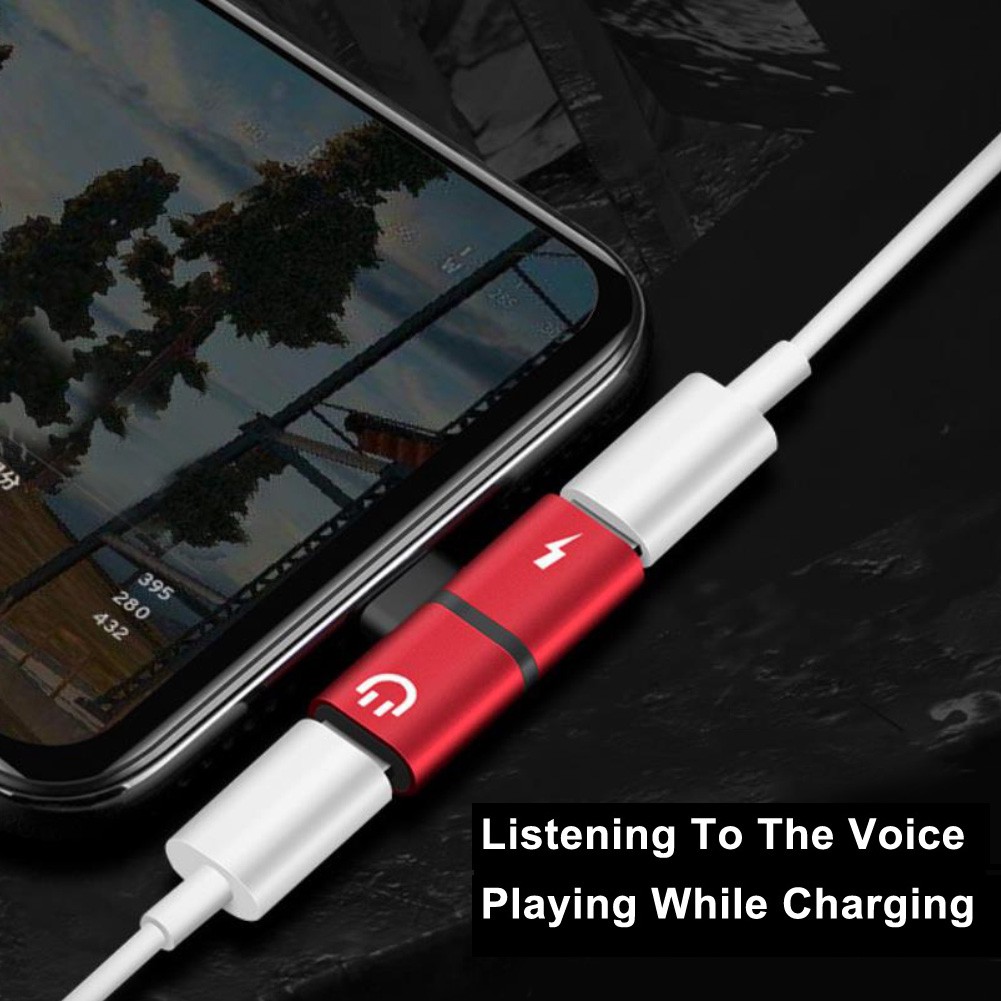 Bộ Chia Cổng Sạc Và Tai Nghe 2 Trong 1 Cho iphone 7 8 x t05