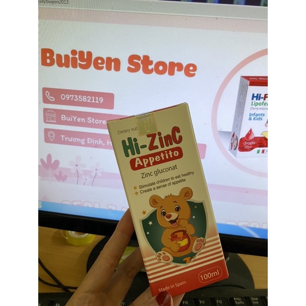Siro Kẽm Hi ZinC 100ml, hỗ trợ tiêu hóa, giúp trẻ ăn ngon miệng, tăng cường sức khỏe bé  -Nhập khẩu Pháp