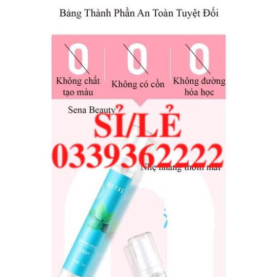 [ CHÍNH HÃNG ] Xịt thơm miệng dạng chai Heyxi 15ML mẫu mới Sena Beauty