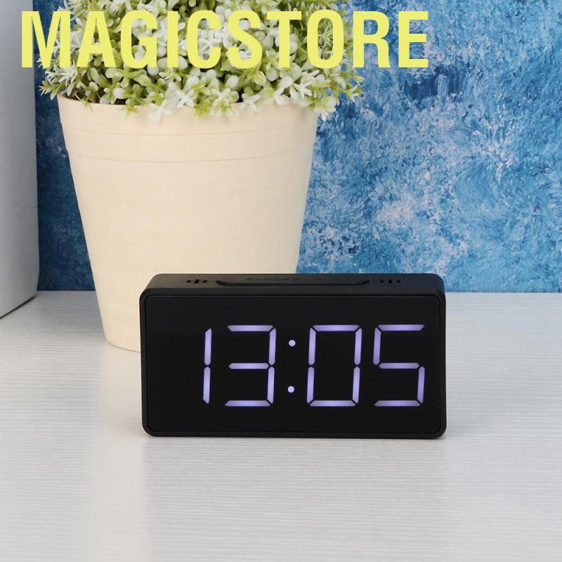 Đồng hồ báo thức điện tử tích hợp LED có tính năng giấc ngủ ngắn thiết kế đơn giản tiện dụng