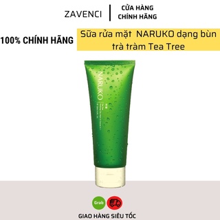 Sữa rửa mặt NARUKO dạng bùn trà tràm Tea Tree Purifying Clay Mask and Cleanser