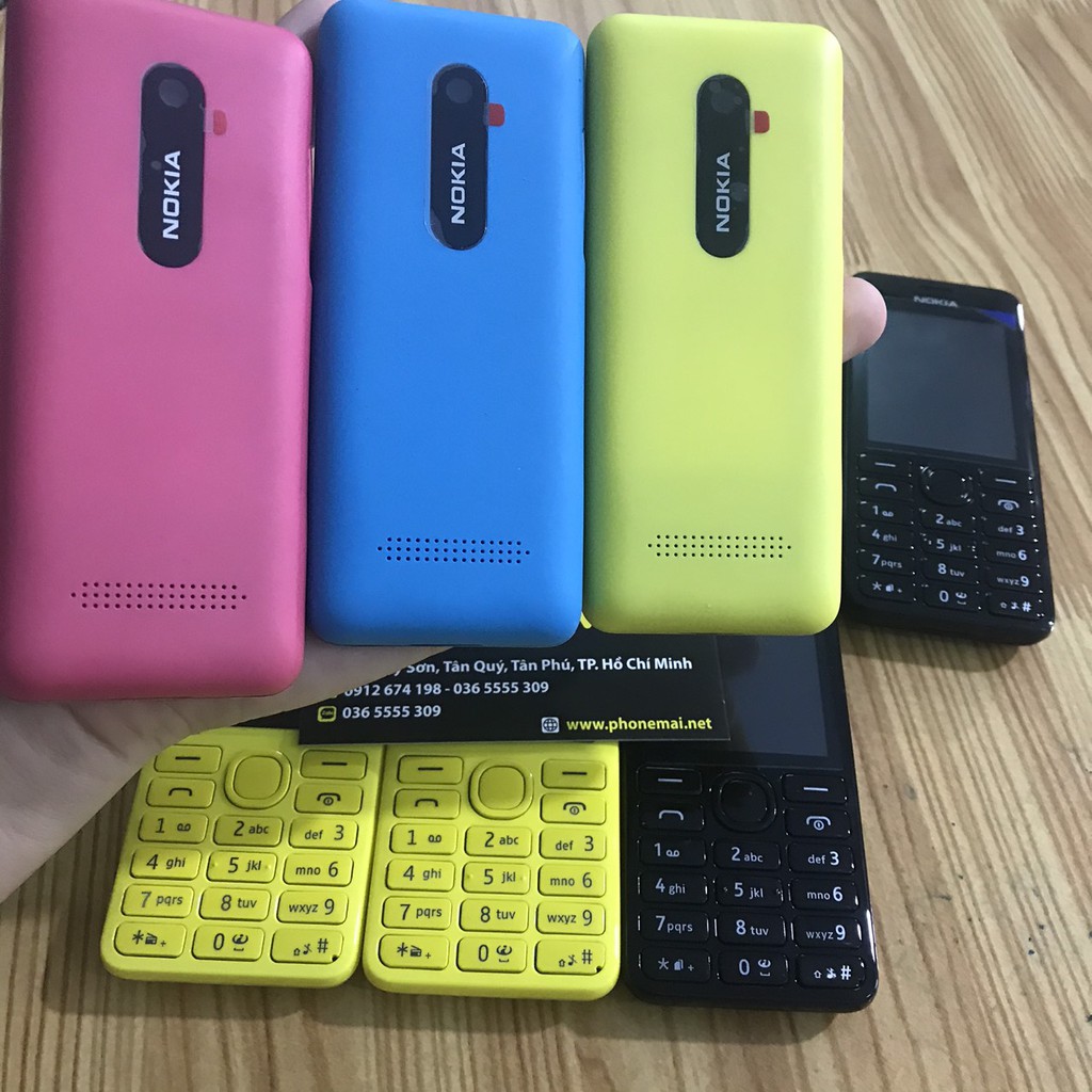 Điện Thoại Nokia 206 Chính Hãng Loa To,Nghe Gọi Rõ Ràng - Bảo Hành 12 Tháng