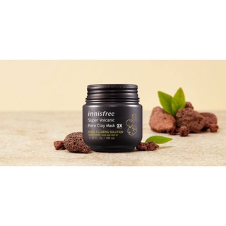 Siêu Mặt Nạ Chăm Sóc Lỗ Chân Lông Innisfree Super Volcanic Pore Clay Mask 2X (100ml)