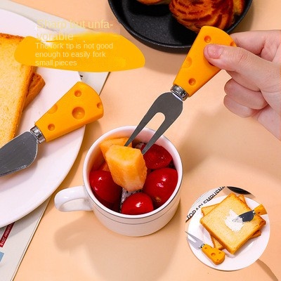 Bộ Muỗng Nĩa Ăn Bánh Tráng Miệng Phong Cách Phương Tây Dễ Thương
