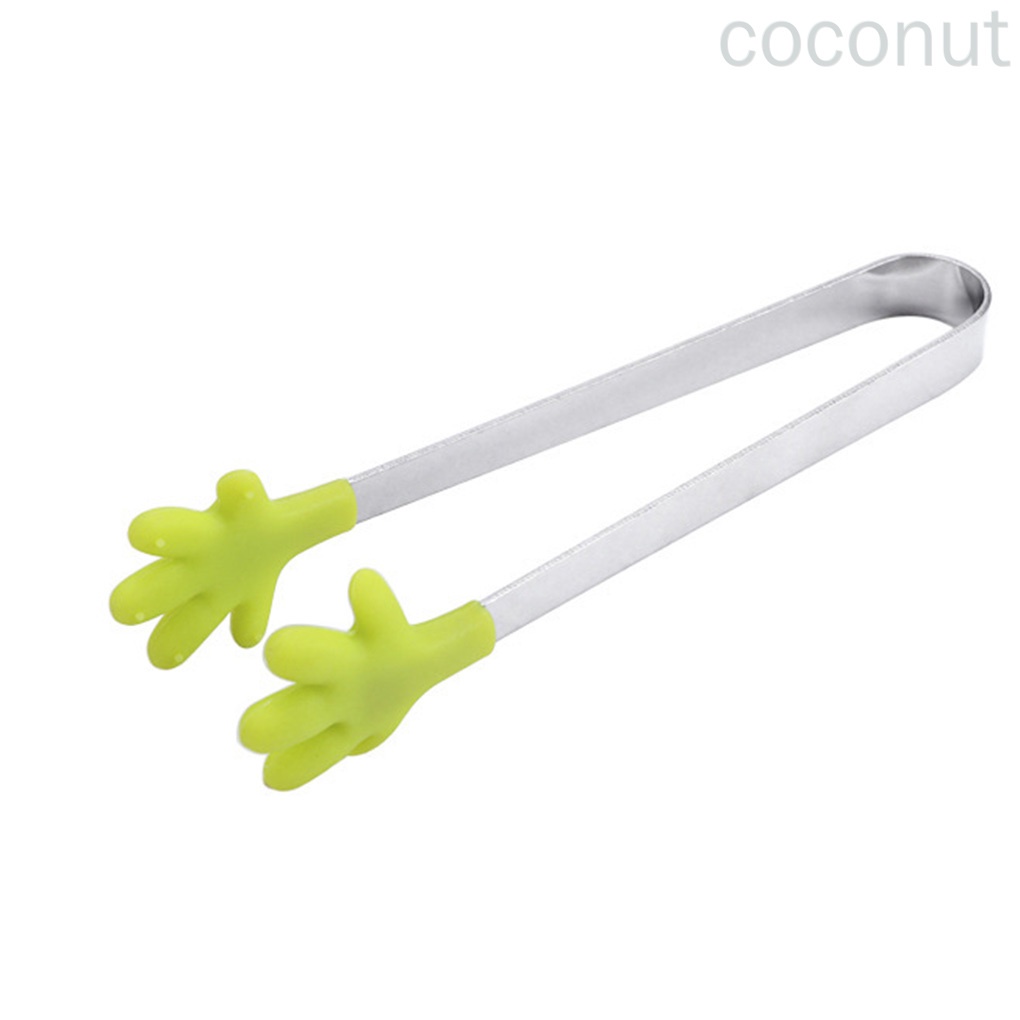 Set 4 Kẹp Gắp Bánh Quy Bằng Silicon Hình Bàn Tay Mini Màu Ngẫu Nhiên