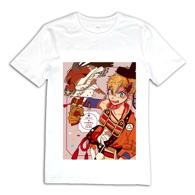 Áo minamoto jibaku shounen hanako-kun in ảnh trực tiếp vào vải