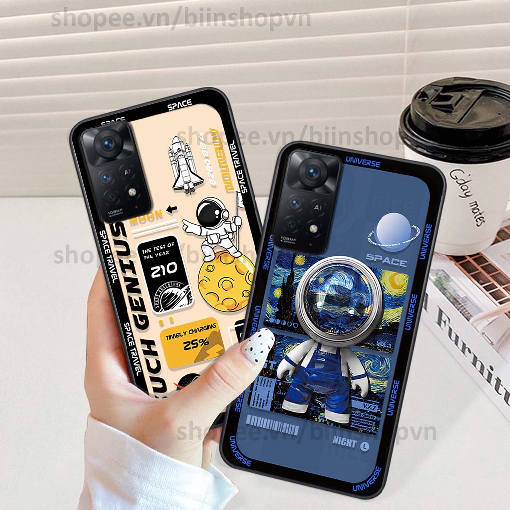 Ốp Xiaomi Redmi Note 11 4G / Note 11s / Note 11 Pro 5G phi hành gia vũ trụ space.x siêu đẹp, thời trang