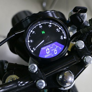 Đồng hồ đo tốc độ kỹ thuật số LCD 12000rpm cho xe máy