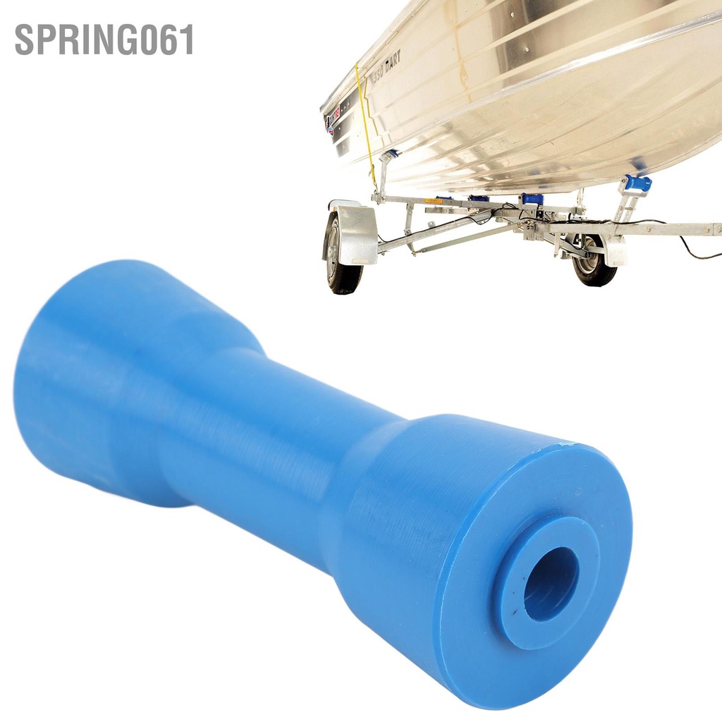 Spring061 Keel Roller Blue PVC Marine Bền 160mm Tự định tâm cho tàu thuyền