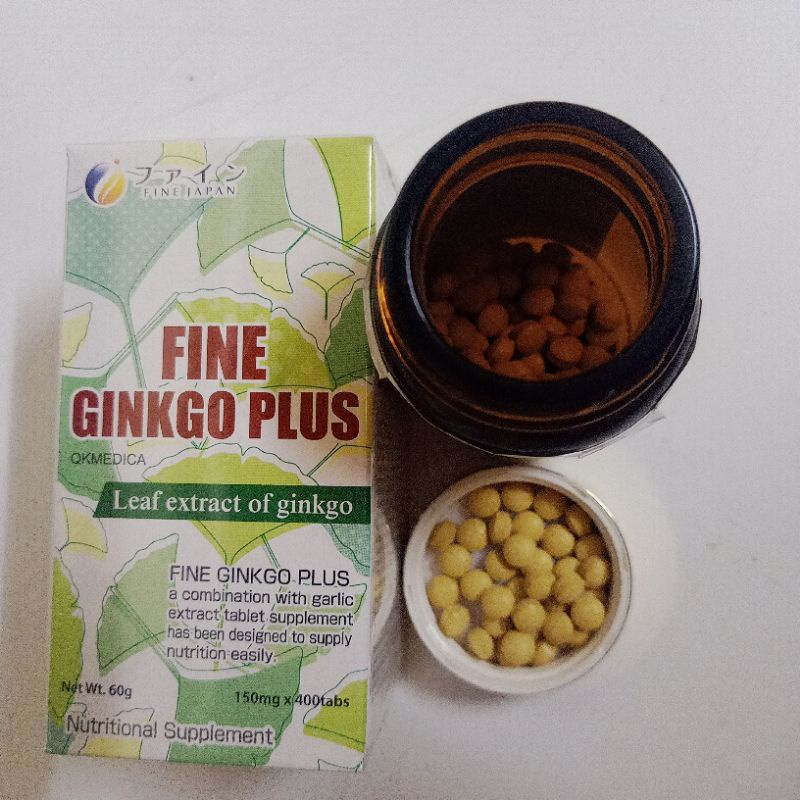 Fine Ginkgo Plus giảm stress, tăng trí nhớ, cải thiện chứng đau đầu, mất ngủ, bổ não