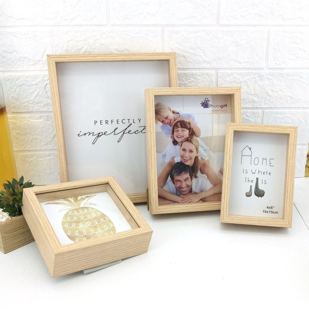 RBảng khung ảnh ba chiều rỗng sáng tạo tự làm 567810 inch vuông hoa khô động vật và thực vật khung ảnh mẫu vật